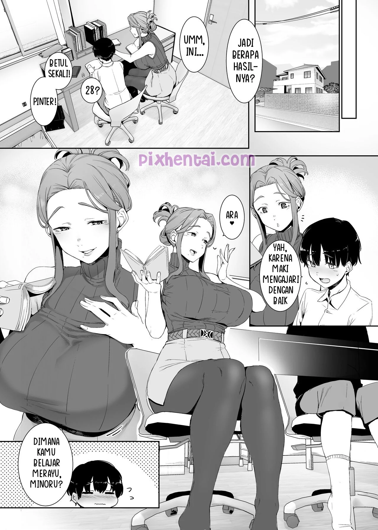 Rinraku no Susume : Giat Belajar karena Pengajar Oppainya Besar - Situs  Komik Hentai Manga Sex Bokep Xxx